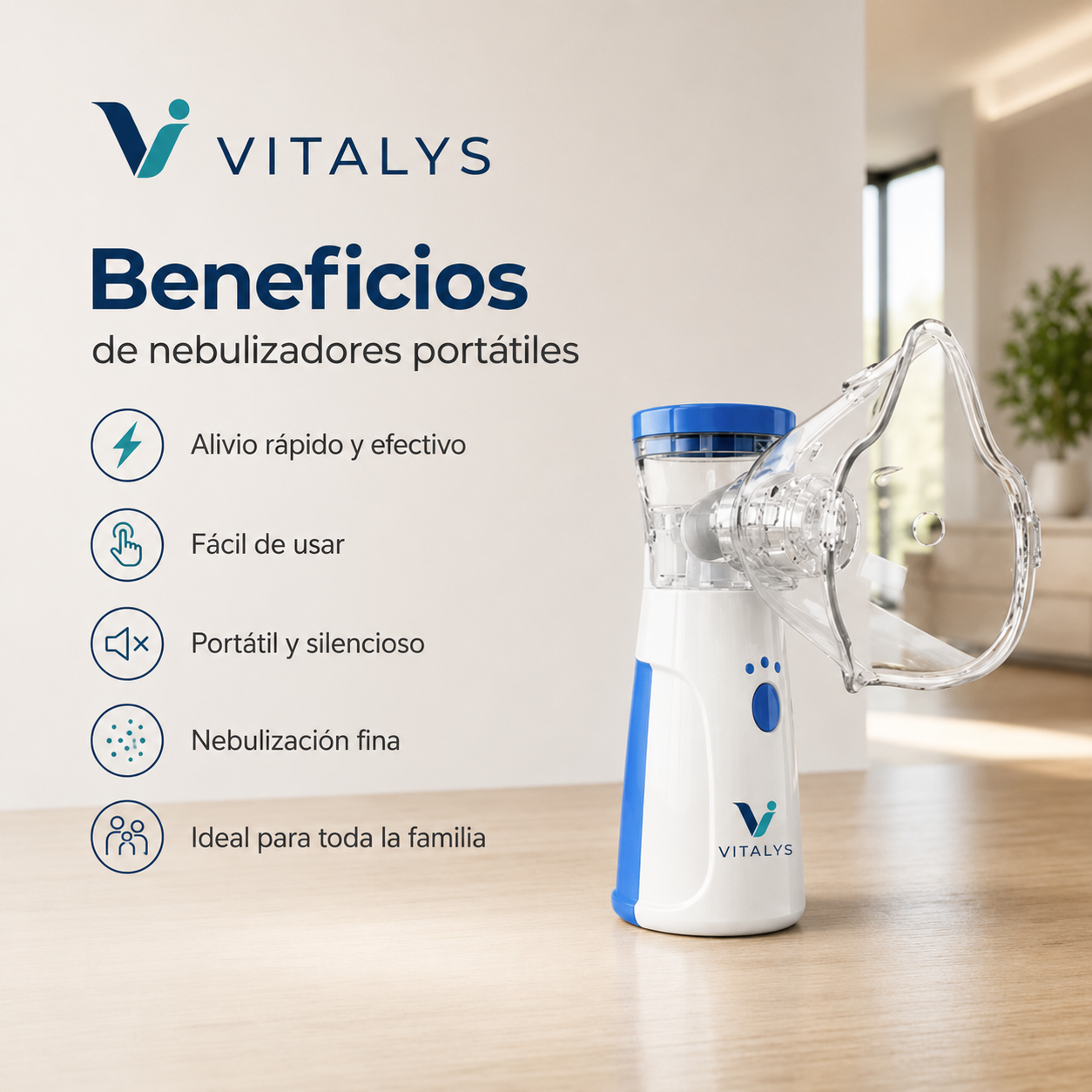 Nebulizador Portátil Mesh | Bienestar en cada respiración